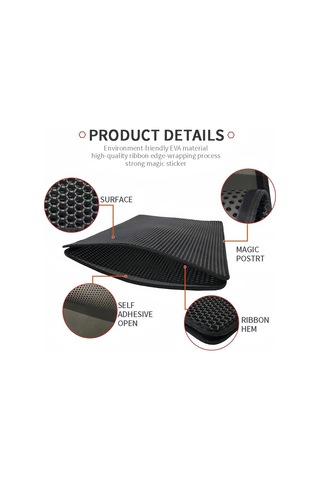 Jl Büyük Boy Kedi Kumu Matı Eva Çift Katmanlı Su Geçirmez Kedi