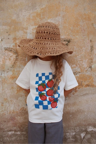 Oh La La Koala Domates Baskılı T-shirt Müslin Pantolon Takım Çok Renkli