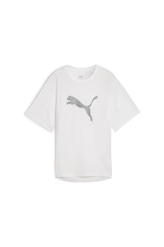 Puma Evostripe Puma Graphic Tee Kadın T-Shirt-Beyaz