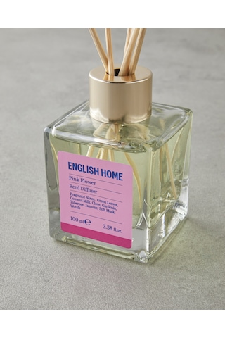 English Home Pink Flower Çubuklu Oda Kokusu 100 Ml Çiçeksi