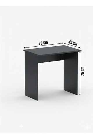 Premium Mdf Malzeme Çalışma Masası Bilgisayar Laptop Masası Ofis Genç Odası Antrasit