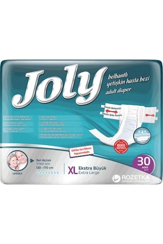 Joly Belbantlı Hasta Bezi Extra Büyük Boy XL 30'Lu