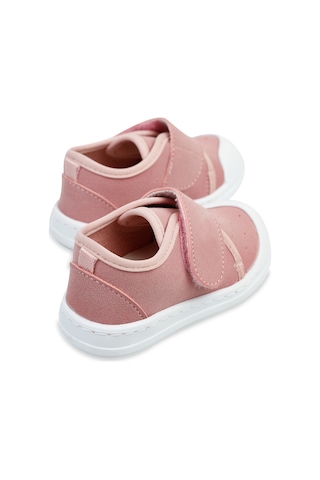 Civil Baby Kız Bebek Keten İlk Adım Ayakkabısı 19-21 Numara Pudra