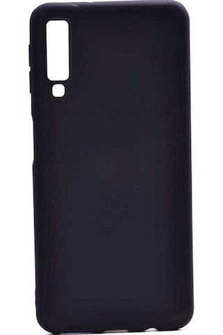Samsung Uyumlu Galaxy A7 2018 Kılıf Zore Premier Silikon Kapak Siyah