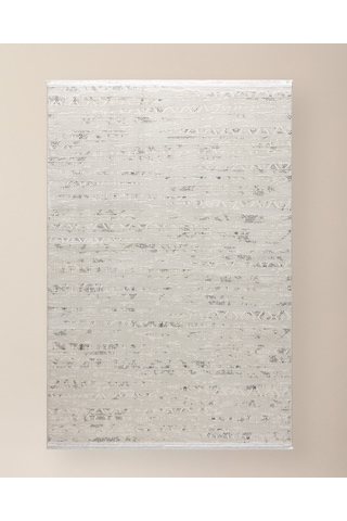 Madame Coco Beuil Halı - Beyaz/gri - 80x300 Cm 8684427190227 Beyaz