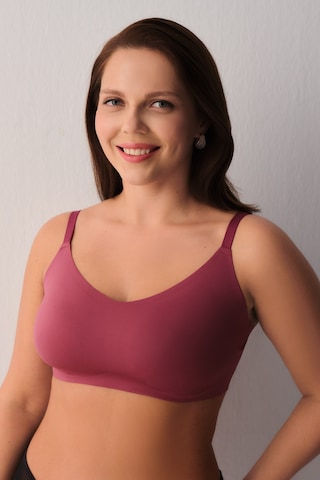 Suwen Softly Secret Invisible Lazer Kesim Balensiz Sütyen Sw4035142 Gül Rengi