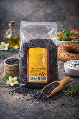 Çörek Otu Tane 1000 Gr Doğal Siyah Tohum Katkısız Baharat