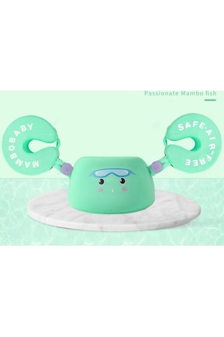 Mambobaby Bebek/çocuk Yüzme Yesil Kolluk Yelek/ Can Yeleği- Baby Arm Ring Green Çok Renkli