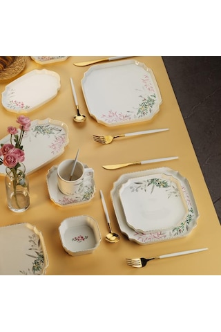 Aryıldız Katy 32 Parça Kahvaltı Seti Beyaz