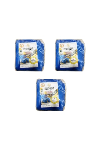 Emek Çadır Kumaşı Branda Tente Uv Güneşlik Gölgelik Koruma Yağmur Su Geçirmez - 4x4 Metre - 3 Paket