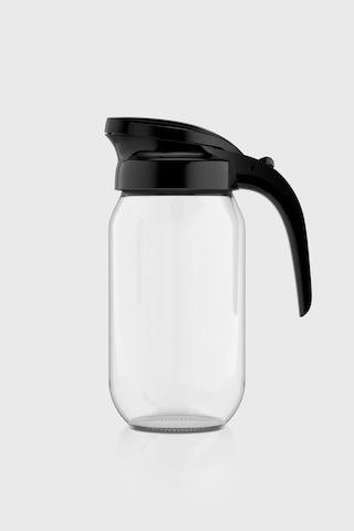 Renga Beluga 1000 Ml Siyah Kapaklı Cam Sürahi 111028