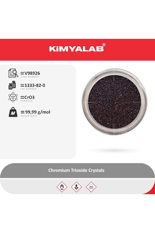 Kimyalab Kromik Asit Chromium Trioxide Crystals 1 KG