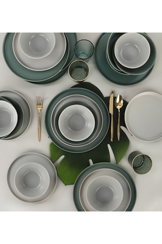 Keramika Mat Soft Nordic Yemek Takımı 24 Parça 6 Kişilik 322 - 99