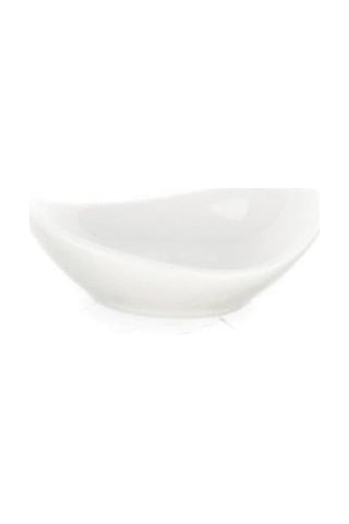Ultraform Porselen Oval Kase 9x5cm Beyaz