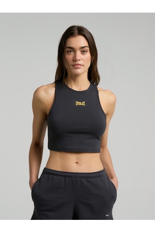 Everlast Ever Classics Wmn Füme Kadın Basic Crop Atlet Füme