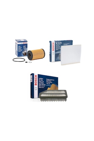 Hyundai Accent Blue 1.6 Crdı 3'lü Filtre Seti 2011 - 2016 Bosch