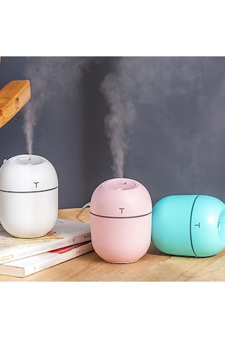 Işıklı Kuru Havayı Azaltan Ve Aromaterapi Deneyimi Sunan Hava Ve Oda Nemlendirici 220 Ml 8x8x10cm 5399
