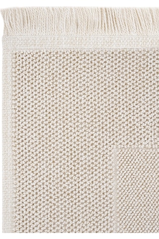 Cool Halı Mirage Bej Kaymaz Yıkanabilir Leke Tutmaz Bohem Mutfak Kilimi Geometrik Desenli Halı Kilim