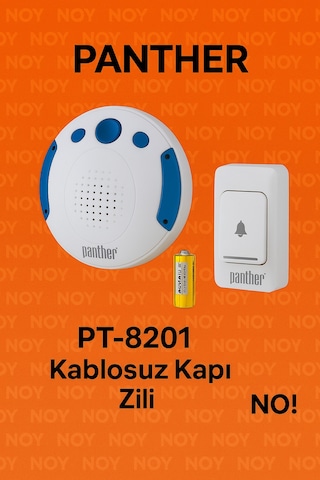 Kablosuz Kapı Zili Uzun Menzilli, Pil Dahil, Suya Dayanıklı Wireless Zil Seti