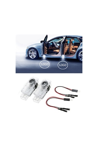 Audi A4 Kapı Altı Hayalet Logo Aydınlatma Işığı