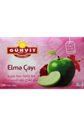 Günvit Elma Çayı Süzen Poşet 20'li