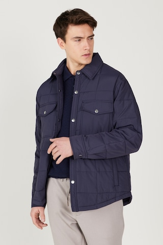 AC&Co / Altınyıldız Classics Erkek Lacı Standart Fit Normal Kesim Gömlek Yaka Mont Lacı