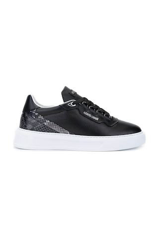 Roberto Cavalli Erkek Hakiki Deri Siyah Sneakers & Spor Ayakkabı 780 27777 Erk Ayk Y25 Nero Siyah