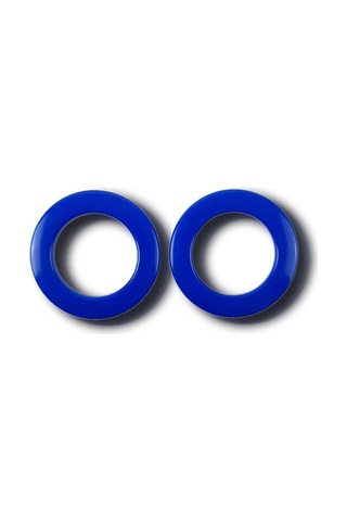 Alesta Home Lacivert Plastik Yuvarlak 10'Lu Perde Kapsülü 42 Mm