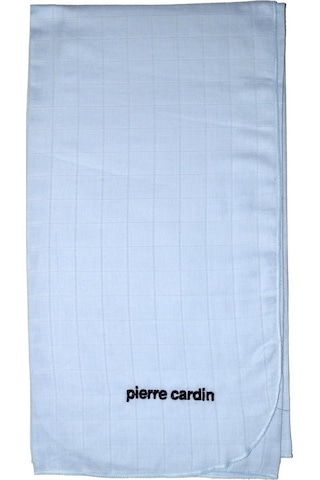 Pierre Cardin Mavi Çok Amaçlı %100 Pamuklu Müslin Bebek Battaniyesi 303745 Mavi