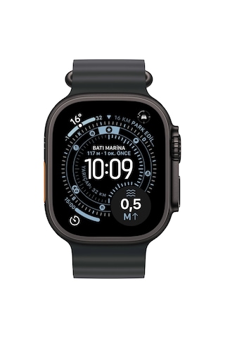 Apple MF0J4TU/A  Watch Ultra 3 Gps + Cellular 49 MM Siyah Titanyum Kasa Akıllı Saat (Apple Türkiye Garantili)