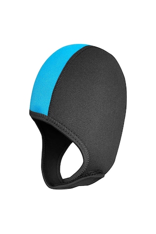 Neevoyu Mavi 2.5mm Neopren Dalış Kaski - My062 Modeli 80% Neopren + 20% Naylon Mavi