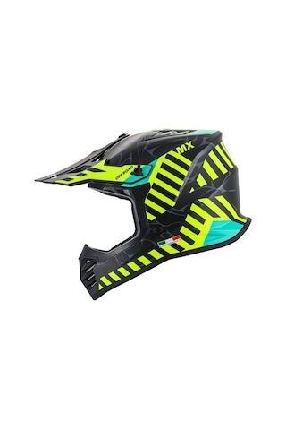 Sway 618 Alert Çocuk Cross Kaskı Bisiklet Motosiklet Enduro Kask L Beden Mat Siyah Sarı Çocuk Kaskı Siyah - Sarı