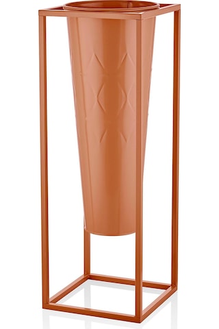 The Mia Prizma Vazo & Saksı Terracota 80x30x30 Cm