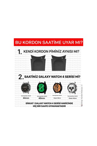 Samsung Galaxy Watch 4 Kordon 40-42-44-46 mm Pim Tasarımı