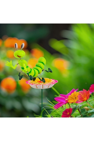 Garden With Ware Dekoratif Sevimli Tırtıl - 14,5 Cm