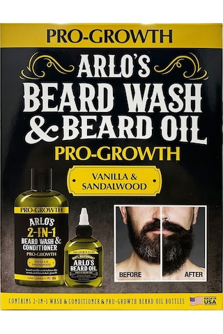 Arlo's 2in1 Sakal Şampuanı 355 ML + Sakal Bakım Yağı 75 ML