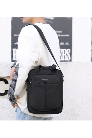 Besthome1 At4077 Siyah Omuz Ve El Çantası - Uygun Öğrenciler Ve İşe Gidenler İçin Siyah