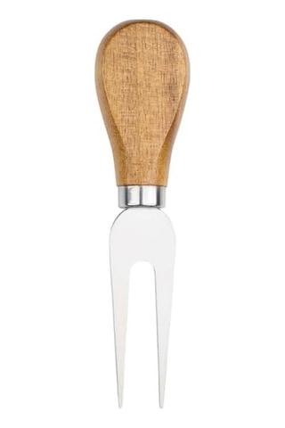 Alpina Alp112 Peynir Tahtası Ve Bıçak Seti 4 Parça 32x17,5 Cm Açık Bej