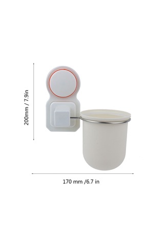 Duvara Monte Vantuzlu Tuvalet Fırçası Tutucu, Ev İçin Banyo Temizleme Fırçası Tutucu Diğer