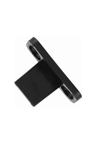 Geeroyoo Depo Kapısı Kayar Sistemleri İçin Yeni Nesil Sessiz Kayma, Her Kalınlığa Uyumlu Zıplama Engeli Plastik, Siyah