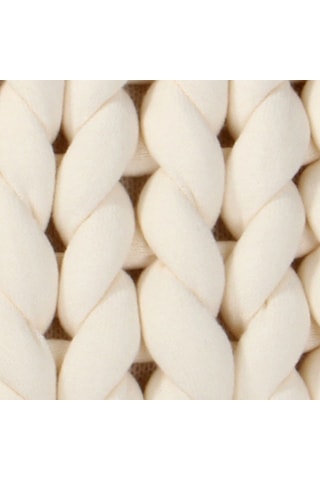 Hmy1801 Chunky Örgü Yastık Naturel