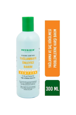 Novocrin Placenta Yağlanma ve Saç Dökülmesine Karşı Şampuan 300 ML