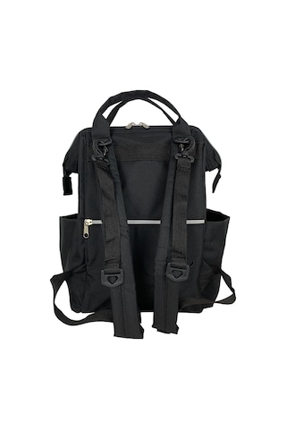 Bye Bye Paris Anne Bebek Bakım Sırt Çantası Siyah Çok Renkli