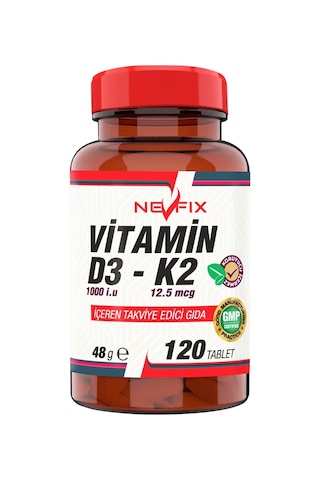 Vitamin D3-K2 120 Tablet