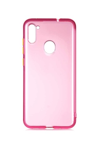 Samsung Uyumlu Galaxy M11 Kılıf Zore Bistro Kapak-Pembe