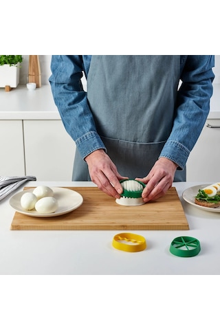 Ikea Uppfylld Yumurta Kesici Seti 7 X 8,4 Cm Çok Renkli 4 Parça