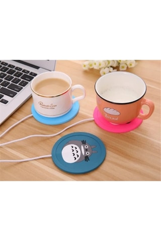 Usb Silikon Bardak Altı Isıtıcı Çok Renkli