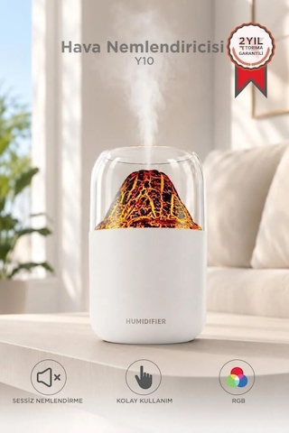 Özel Seri Masaüstü Koku Dekoratif Hava Nemlendirici Aroma Difüzör Y10 Beyaz