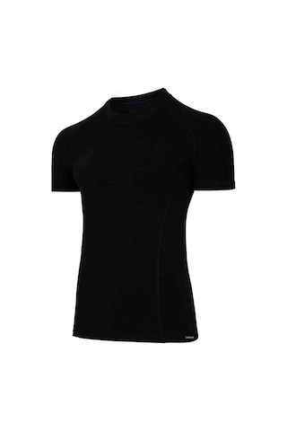 Doreanse Siyah Modal Y. Yaka Kısa Kol Erkek T Shirt 2535 Siyah