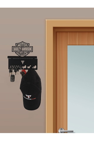 Torque-MX Metal Dekoratif Anahtar Askısı EA15 Siyah